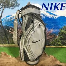 JGB-1374 NIKE ナイキ キャディバッグ 内口径約21cm 重量約2.8kg 6分割 全国送料無料_画像1