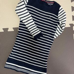 【Tommy HILFIGER】リブワンピ