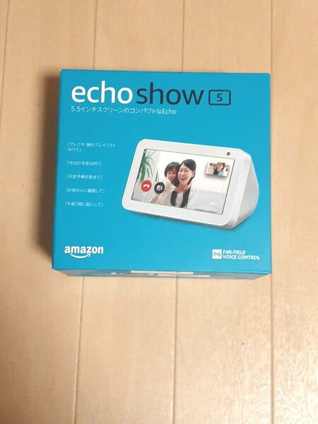 Amazon Echo SHOW5　(エコーショー5)　スクリーン付きスマートスピーカー　with　Alexa　サンドストーン