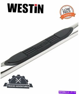 Nerf Bar ウェスティン23-2800 Eシリーズ3ラウンドナーフステップバーに適合する05-11ダコタ Westin 23-2800 E-Series 3 Round Nerf Step