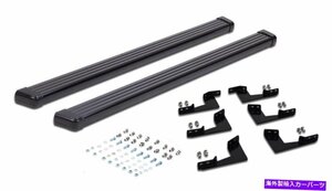 Nerf Bar フィット05-18トヨタタコマアクセス拡張キャブブラックランニングサイドステップnerfバー Fits 05-18 Toyota Tacoma Access Exte