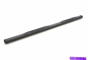 Nerf Bar Lund 23689173 4楕円形のストレートナーフバー。鋼;黒 Lund 23689173 4 In Oval Straight Nerf Bars; Steel; Black