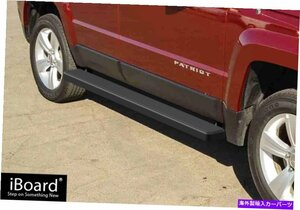 Nerf Bar プレミアム5 ブラックiboardサイドステップフィット07-15ジープパトリオット Premium 5 Black iBoard Side Steps Fit 07-15 Je
