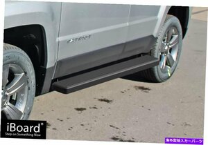 Nerf Bar プレミアム6 ブラックiboardサイドステップフィット07-15ジープパトリオット Premium 6 Black iBoard Side Steps Fit 07-15 Je