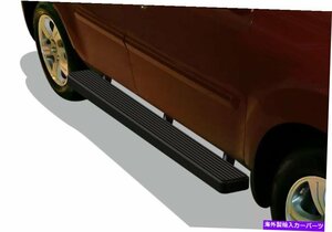 Nerf Bar プレミアム5 ブラックiboardサイドステップフィット09-15ホンダパイロット Premium 5 Black iBoard Side Steps Fit 09-15 Hond