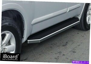 Nerf Bar 磨き磨き6 Iboardサイドステップナーフバーフィット04-21日産タイタンクルーキャブ Polished 6 iBoard Side Step Nerf Bar Fit