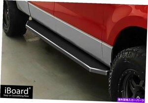 Nerf Bar iboard洗練されたランニングボードスタイルフィット04-08フォードF150スーパークルーキャブ iBoard Polished Running Boards Sty