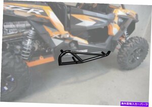 Nerf Bar ブラックナーフバーセットムース0530-1424 15-19ポラリスRZR /4 900/1000 /XP Black Nerf Bar Set Moose 0530-1424 For 15-19 Po