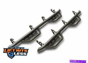 Nerf Bar n-fab hpd0984cc-txテキスト。 09-15 Dodge Ram 1500/2015-18 2500/3500の表彰台 N-Fab HPD0984CC-TX Text. Podium Step for 09-