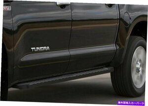 Nerf Bar 6.5 07-21トヨタツンドラクルーマックスキャブ用の黒いランニングボードサイドステップバー 6.5 Black Running Boards Side St