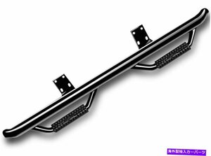 Nerf Bar n-fab glossブラックナーフステップバーフィット97-01ラム1500/2500/3500クアッドキャブ N-Fab Gloss Black Nerf Step Bars Fit