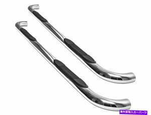 Nerf Bar イオン3 ステンレス（適合）フォードエキスション2003-2018ネルフバーランニングサイドステップ Ionic 3 Stainless (fits) For