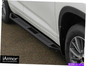 Nerf Bar IARMORアルミニウムサイドステップアーマーフィット14-19トヨタハイランダー iArmor Aluminum Side Steps Armor Fit 14-19 Toyot