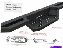 Nerf Bar IARMORオフロードドロップステップアーマーフィット18-22ジープラングラーJL 4DR iArmor Off-Road Drop Steps Armor Fit 18-22 J_画像3