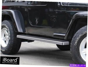 Nerf Bar 6 IBOARDサイドナーフバーフィット87-06ジープラングラーTJ YJ 2DR 6 iBoard Side Nerf Bar Fit 87-06 Jeep Wrangler TJ YJ 2D