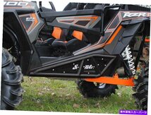 Nerf Bar Polaris RZR XP 1000（2014+）Black用のSuperATVヘビーデューティーロックスライダーナーフバー SuperATV Heavy Duty Rock Slide_画像2