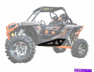 Nerf Bar Polaris RZR XP 1000（2014+）Black用のSuperATVヘビーデューティーロックスライダーナーフバー SuperATV Heavy Duty Rock Slide