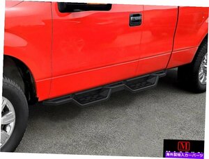 Nerf Bar 04-14フォードF150スーパーキャブのためのブラックサイドステップナーフバー Black Side Step Nerf Bars For 04-14 Ford F150 Su