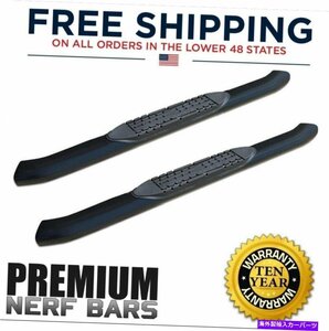 Nerf Bar 5 OEサイドステップ10-22ダッジRAM 1500 2500 3500レギュラーキャブ用のブラック 5 OE Side Steps Nerf Bars Black for 10-22