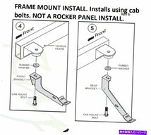 Nerf Bar 4 SS Oval Nerf Bars 2005-2011 Dodge Dakota Club Cabのランニングボード 4 SS Oval Nerf Bars Side Step Running Board for_画像3