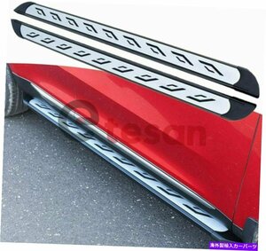 Nerf Bar 2PCSアルミニウムドアサイドステップNERFバーランニングボードACURA MDX 2014-2020にフィット 2Pcs Aluminum Door Side Step Ner