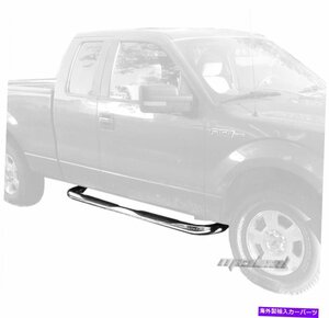 Nerf Bar 新しい3 ''ステンレスサイドステップバー＃31757 for 09-14 Ford F150スーパーキャブ New 3'' stainless side step bars #31757