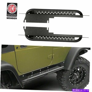 Nerf Bar 1997年から2006年のジープラングラーTJのランニングボードサイドステップNERFバーロッカースライダー Running Board Side Steps