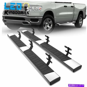 Nerf Bar 2019-2022 Dodge Ram 1500 Quad Cab 6 Nerf Bars Side Steps SSのランニングボード Running Boards for 2019-2022 Dodge Ram 15