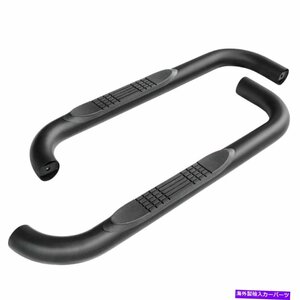 Nerf Bar 87-06用ジープラングラーTJ YJ 3 ラウンドスチールナーフバーサイドステップランニングボード for 87-06 Jeep Wrangler TJ YJ 3