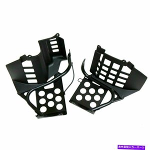 Nerf Bar 90-06ヤマハバンシーの左 +右ネルフバーのための新しいブラックヒールガードフットレスト NEW Black Heel Guards Footrest For 9