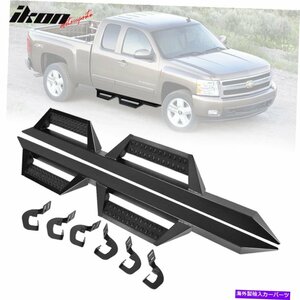 Nerf Bar フィット07-18シボレーシルバラード拡張タクシーBZスタイルサイドステップバー Fits 07-18 Chevy Silverado Extended Cab BZ Sty