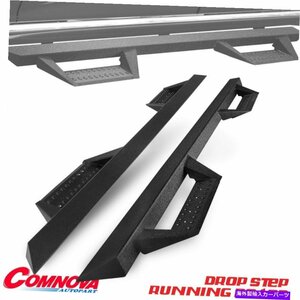 Nerf Bar ランニングボードサイドステップナーフバー2007-2018シボレーシルバラード/シエラクルーキャブ Running Boards Side Step Nerf B