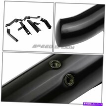 Nerf Bar 09-15のホンダパイロットSUVブラック3 炭素鋼サイドステップナーフバーランニングボード FOR 09-15 HONDA PILOT SUV BLACK 3 C_画像3