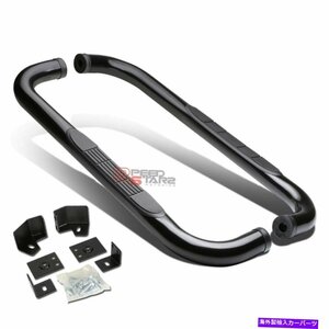 Nerf Bar 87-06のジープラングラーTJ/TJU/LJ SUVコーティングボルトオン3 サイドステップナーフバーレール FOR 87-06 JEEP WRANGLER TJ/T