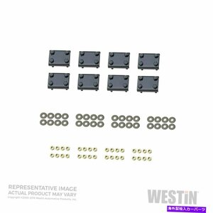 Nerf Bar ウェスティン22-1005楕円形のチューブステップバーマウントキットはRAM 1500 RAM 2500 RAM 3500に適合します Westin 22-1005 Ova