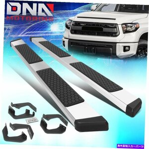 Nerf Bar 2007-2021トヨタツンドラダブルキャブ5 クロムSSステップナーフバーランニングボード FOR 2007-2021 TOYOTA TUNDRA DOUBLE CAB