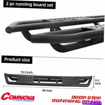 Nerf Bar 07-18シルバラード/シエラ6インチナーフバークルーキャブサイドステップランニングボードBX For 07-18 Silverado/Sierra 6 inch_画像3