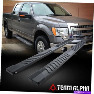 Nerf Bar 2004-2014 Ford F150クルーキャブ6 ステップナーフバーランニングボードパウダーコーティング Fits 2004-2014 Ford F150 Crew C