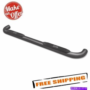 Nerf Bar Lund 23461909 Black Steel 4 15-21 F-150標準キャブ用の楕円形の湾曲したnerfバー Lund 23461909 Black Steel 4 Oval Curved