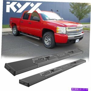 Nerf Bar 07-18のシボレーシルバラード/GMCシエラ1500拡張キャブランニングボードnerfバー For 07-18 Chevy Silverado/GMC Sierra 1500 Ex