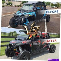 Nerf Bar Nerf Bars 2014-2022 Polaris RZR XP4 900 1000 Turbo 4-Door Blackのロックスライダー Nerf Bars Rock Sliders for 2014-2022 P_画像2