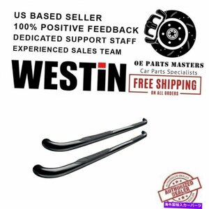 Nerf Bar ウェスティン3 00-03 F-150,99 F-250 Eシリーズラウンドナーフバーでコーティング Westin 3Black Powder Coated For 00-03 F-1