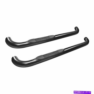 Nerf Bar トヨタタコマ05-14ウェスティン3 Eシリーズキャブの長さブラックラウンドステップバー For Toyota Tacoma 05-14 Westin 3 E-Se