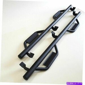 Nerf Bar フィット05-20トヨタタコマクルーキャブドロップステップフープチューブテクスチャサイドステップネルフバー Fit 05-20 Toyota T