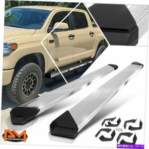 Nerf Bar 07-21のTundra Extended Crew Cab 6 プリーツステップパッドナーフバーランニングボード For 07-21 Tundra Extended Crew Cab 6