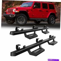 Nerf Bar 2018 2019 2020ジープラングラーJLネルフバーサイドステップkyxのランニングボード Running Boards For 2018 2019 2020 Jeep Wra_画像2