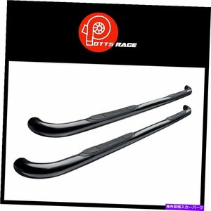 Nerf Bar トヨタ4runnerのウェスティン10-17 eシリーズラウンドナーフバー3 黒い粉末コーティング Westin For Toyota 4Runner 10-17 E-Se