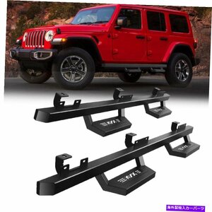 Nerf Bar 2018-2020のジープラングラーJL 4ドアランニングボードnerfバーサイドステップkyx us for 2018-2020 Jeep Wrangler JL 4 Door Ru