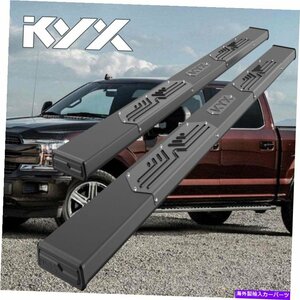 Nerf Bar KYX 6 NERFバーランニングボード2015-2022フォードF150スーパークルーキャブのサイドステップ KYX 6 Nerf Bar Running Boards