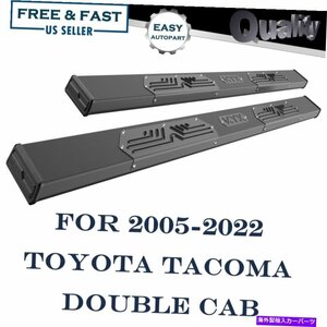 Nerf Bar 2005-2022の新しいランニングボードトヨタタコマダブルキャブ6 ネルフバーサイドステップ New Running Boards For 2005-2022 To